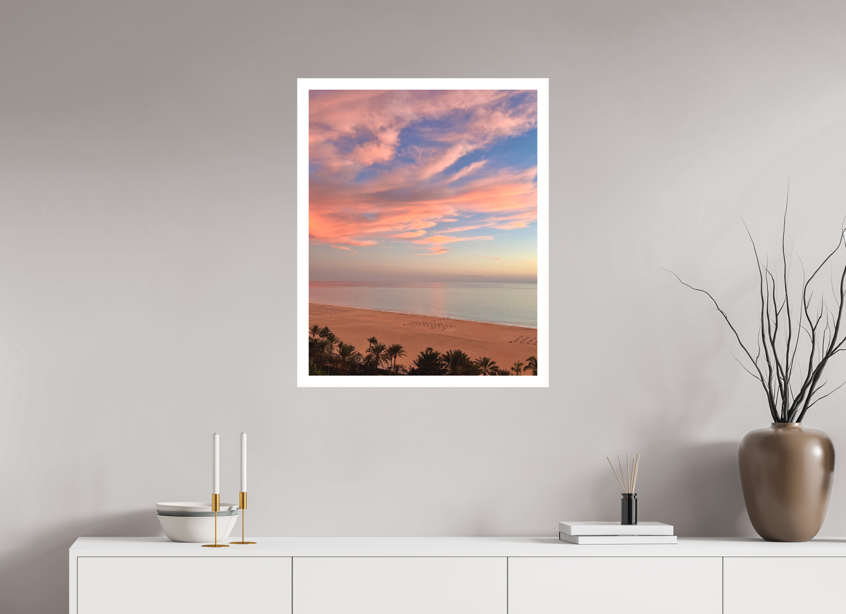 60 x 75 cm, Luxe Paper Print my kinda fireplace