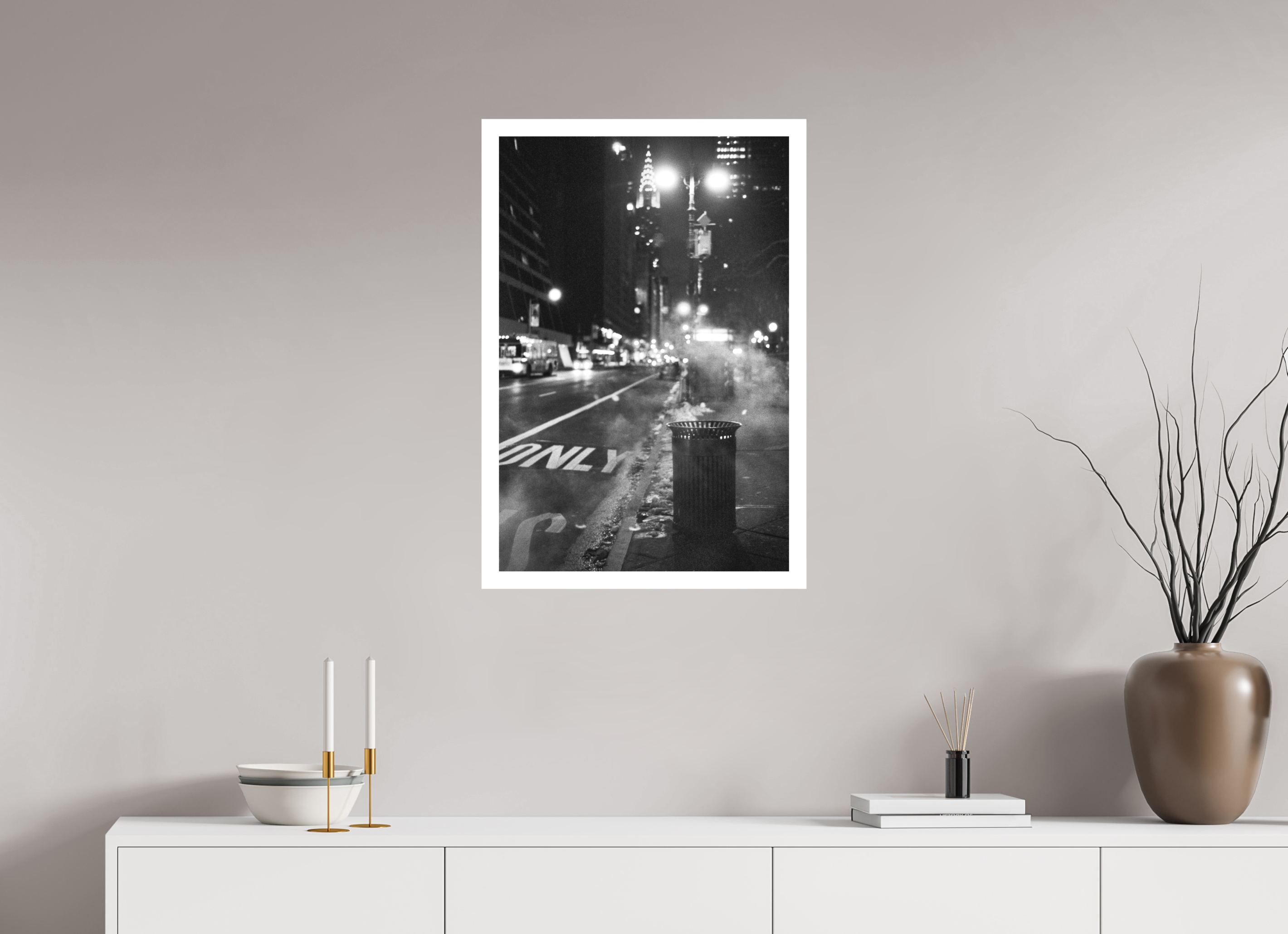 50 x 75 cm, Luxe Paper Print unframed NY50MM only