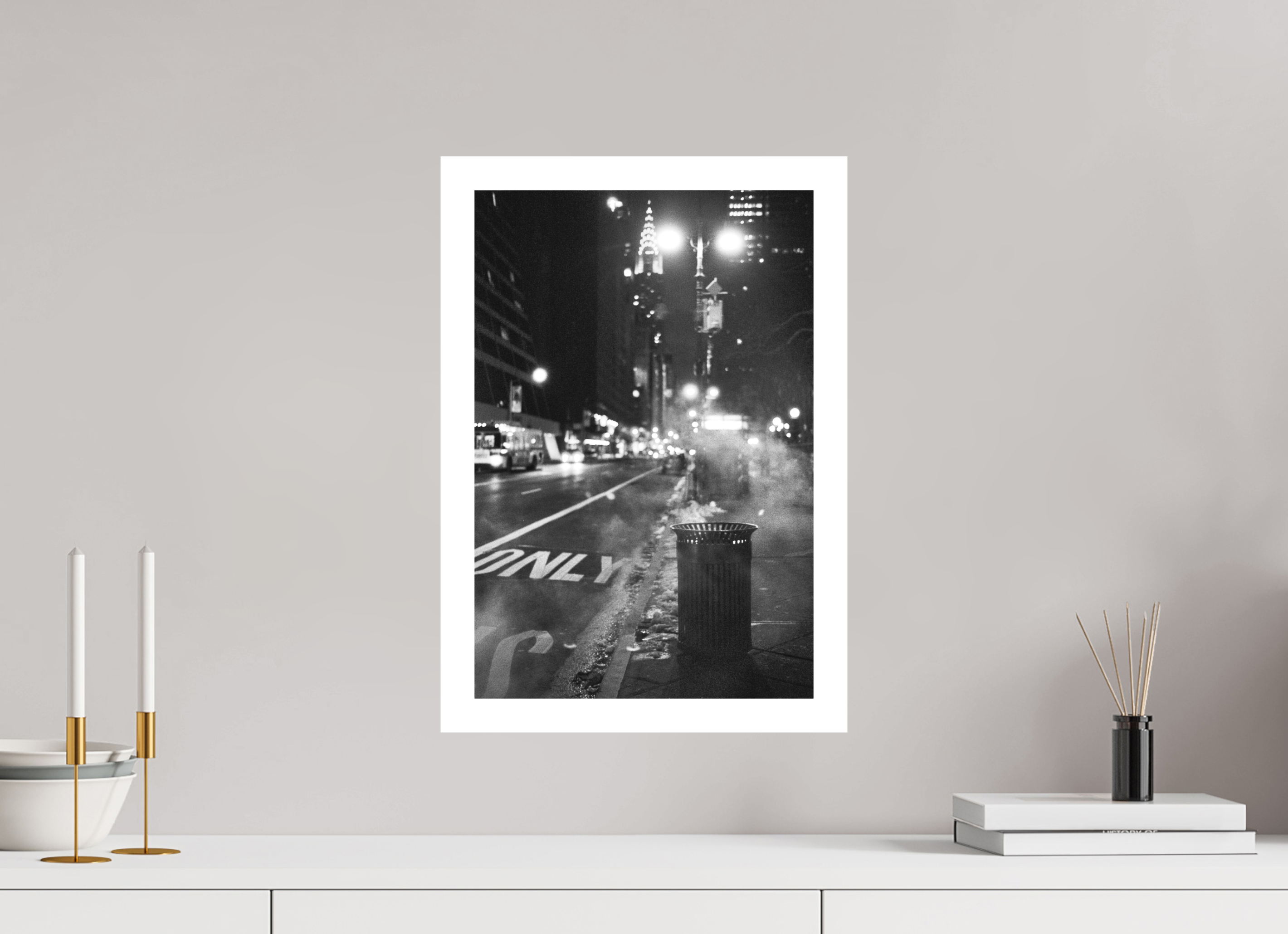 30 x 45 cm, Luxe Paper Print unframed NY50MM only