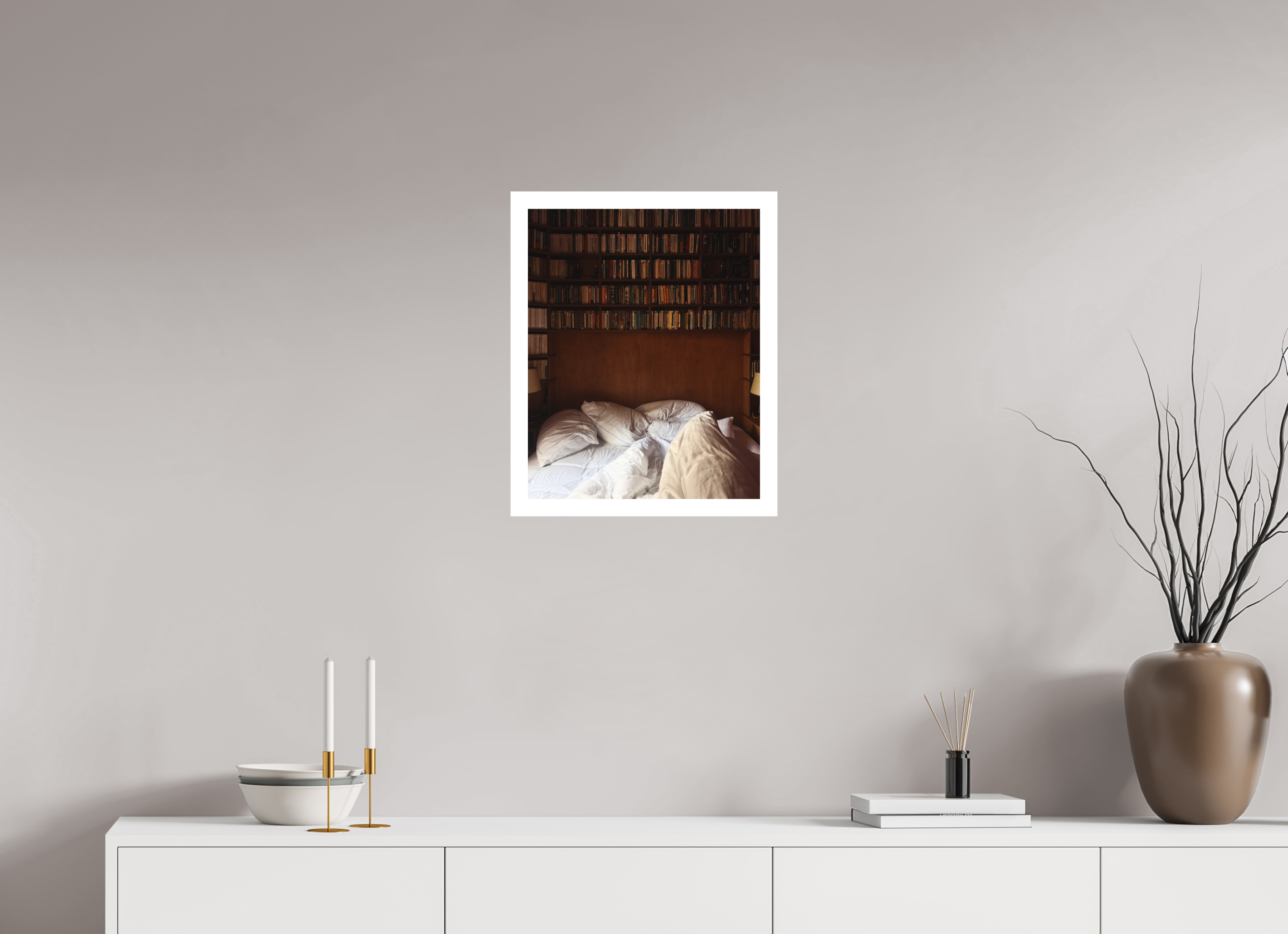 40 x 50 cm, Luxe Paper Print unframed le lit- érature PUBLISHED IN PHOTO VOGUE